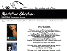 Tablet Screenshot of madelinesheehan.com